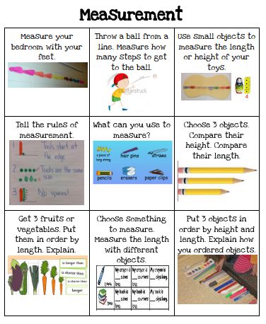 Non Standard Measurement Choice Board Kindergarten Choice Boards, Non Standard Measurement Kindergarten, Measurements Activities, Grade 1 Measurement, Non Standard Measurement Activities, Non Standard Measurement, Math Choice Boards, Measurement Kindergarten, Communication Boards