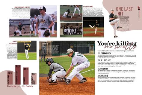 Yearbook Sports Spreads, Yearbook Staff, Yearbook Spreads, Fall Ball, Yearbook Layouts, Yearbook Pages, Sports Page, Texas Sports, Yearbook Themes