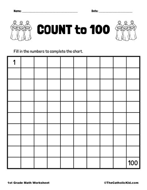 Maths 1 To 100 Worksheet, Write To 100, Counting To 100 Worksheets, Counting 1-100 Worksheets, Counting 1 To 100 Worksheet, Senior Kg Maths Worksheet, 1-100 Worksheets, 1 To 100 Numbers Worksheet, Singapore Math 1st Grade