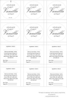 homework: creative inspiration for home and life: GOOD TASTE: Homemade Vanilla Extract & Free Printable Labels Vanilla Extract Labels, Homemade Syrups, Gourmet Pastries, Make Vanilla Extract, Free Printable Sheet Music, Sweet Sauces, Cheese Labels, Homemade Things, Homemade Vanilla Extract