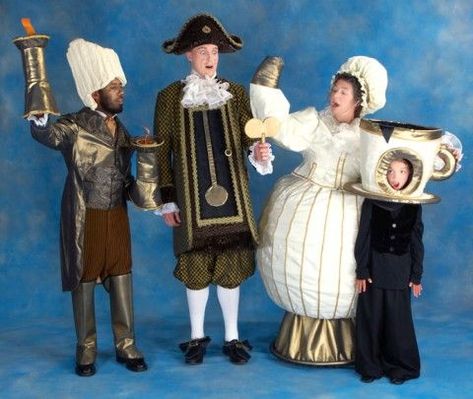 Costume Design: Cogsworth Cogsworth Costume, Belle And The Beast, Beauty And The Beast Costume, Beast Costume, Broadway Costumes, Enchanted Castle, Mrs Potts, Disney Musical, Drama Class