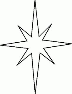 NATIVITY STAR PATTERN Embroidery Patterns Free Printables, Star Template Printable, Shape Stencils, Stars Stencil, Star Printable, Xmas Embroidery, Printable Christmas Ornaments, Christmas Shapes, Shapes Printable