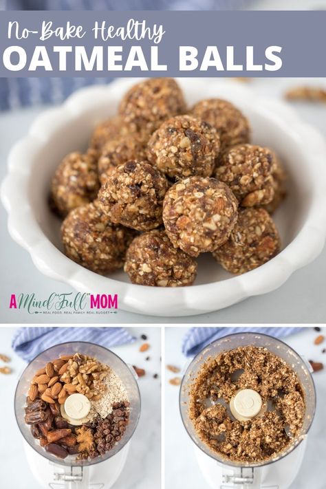 Oatmeal Cookie Energy Balls, Healthy Energy Balls With Dates, Date And Oat Energy Balls, Date Oatmeal Energy Balls, Energy Balls With Dates And Oats, Oat Balls Healthy, Oatmeal Raisin Energy Balls, Energy Balls With Dates, Date Oatmeal