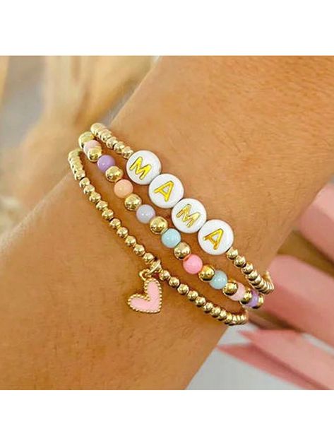 Multicolor  Collar  Copper   Embellished   Women Fashion Jewelry Color Rice, Beach Vacation Style, New Bohemian, Bohemian Style Jewelry, Summer Bracelet, Beads Pendant, Jewelry Beach, Rice Bead, Summer Bracelets