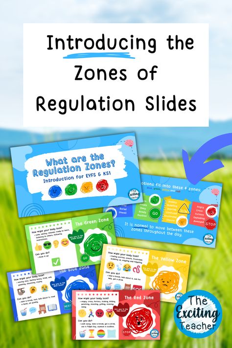 ‘What are the regulation zones?’ – an introduction for EYFS/KS1 slideshow has been designed to support children and young people with using the Zones of Regulation.This resource features The Scribbles Crew, a group of friendly looking emotions characters that can be created by any child. They are just that: scribbles!How could this resource be used?To support emotional regulation.To support emotional literacy and identifying zones of regulation. Zones Of Regulation In The Classroom, Zones Of Regulation For Adults, Zones Of Regulation For Kindergarten, Zones Of Regulation Read Alouds, Zones Of Regulation Anchor Chart, Emotional Disabilities Classroom, Zones Of Regulation Lessons, Zones Of Regulation Toolbox Ideas, Yellow Zone Of Regulation Activities