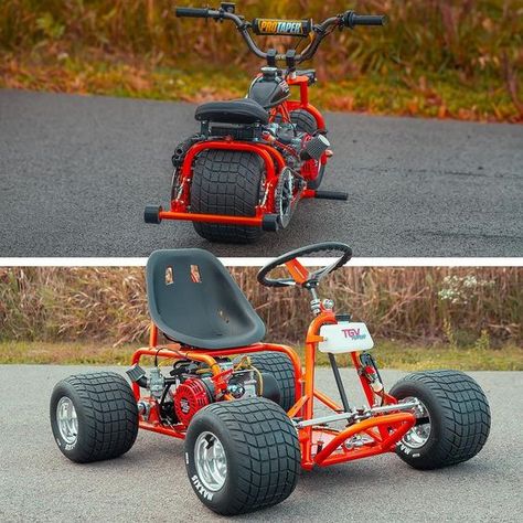 One more day to get entered into the GIVEAWAY!! Win this trike!! Go to tgvshop.com and pick up a piece of merch for 10 entries!! Times… | Instagram Go Kart Ideas, Mini Trike, Motorized Trike, Drift Trike Frame, Go Kart Designs, Custom Mini Bike, Build A Go Kart, Drift Kart, Mini Motorbike