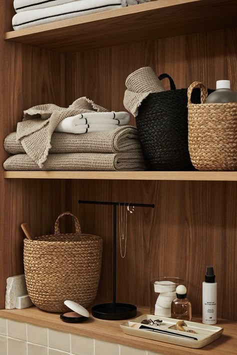 Cb2 Bathroom, Wall Basket Storage, Hm Home, Small Tray, H&m Home, Earrings Round, Wall Storage, Jewelry Stand, Storage Basket