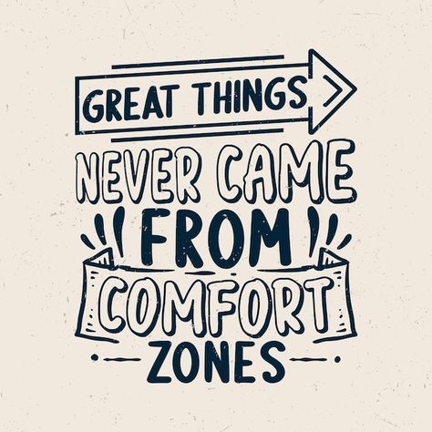 Great things never came from comfort zon... | Premium Vector #Freepik #vector #typography-tshirt #typography-quotes #quotes-lettering #typography-lettering Rocket Quotes, Key To Success, Morning Motivation, Science Technology, Comfort Zone, Premium Vector, Typography, Mindfulness, Key