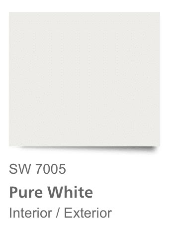 Best Sherwin Williams White, Sherwin Williams White Paint Colors, Trim Fireplace, Sherwin Williams White Paint, Room Paneling, Pure White Paint Color, Bathroom Trim, Sherwin Williams Pure White, Pure White Sherwin Williams