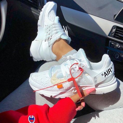 Off White Presto, Platform Tennis Shoes, Air Presto, Off White Shoes, Baskets Nike, Fresh Shoes, Shoes Sport, Woman Style, Hype Shoes