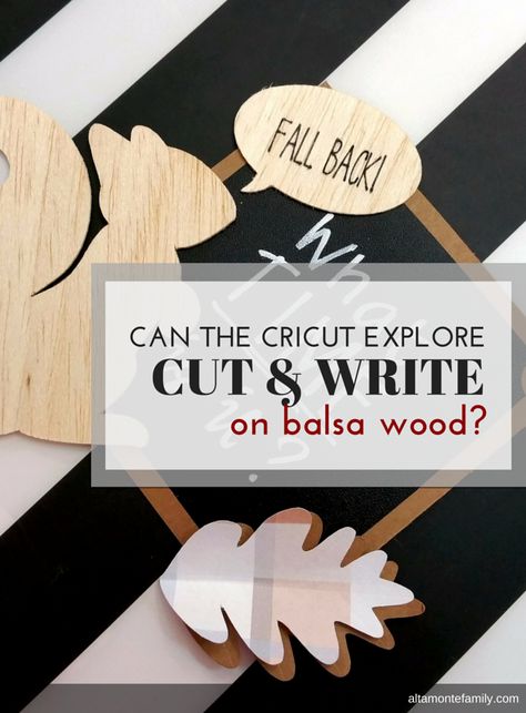 Can The Cricut Explore Air Cut And Write On Balsa Wood? Free Calligraphy Fonts, Wood Projects For Kids, Cricut Air, Cricut Expression, Projets Cricut, Diy Cutting Board, Balsa Wood, Easy Wood Projects, Hand Lettering Tutorial