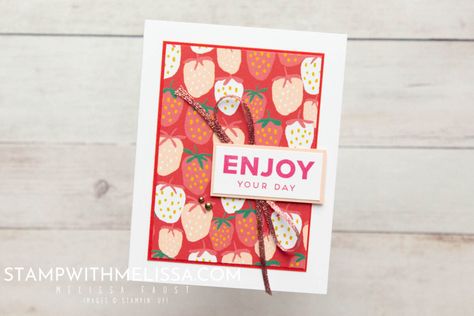 Stampin' Up! Sunny Days Sale-a-Bration Paper Sunny Days Stampin Up Cards, Saleabration 2024, Heartfelt Hexagon, Designer Paper Cards, Dsp Cards, Mini Sales, Day Designer, Designer Paper, Spring Cards