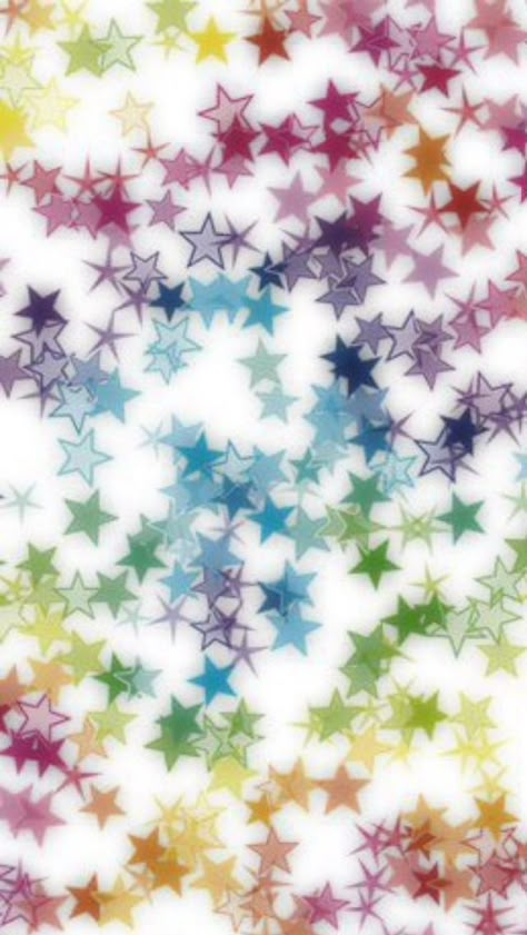 Rainbow Star Aesthetic, Rainbow Star Wallpaper, Rainbow Stars Wallpaper, Colorful Stars Wallpaper, Star Wallpaper Y2k, Star Wallpapers, 2000s Wallpaper, Icona Ios, Retro Stars