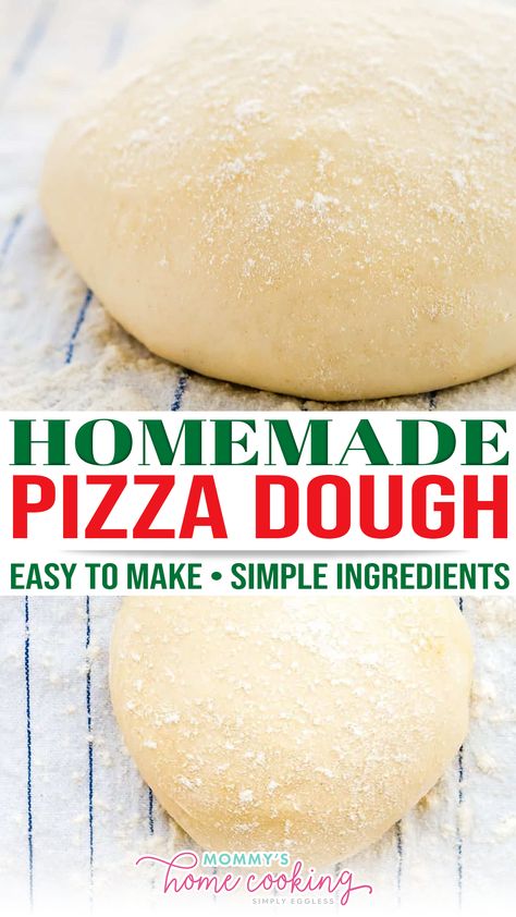 Easy Homemade Pizza Dough Recipe, Easy Homemade Pizza Dough, Perfect Homemade Pizza, Homemade Pizza Dough Recipe, Homemade Pizza Dough Easy, Homemade Pizza Crust, Pizza Dough Recipe Easy, Pizza Roll, Best Pizza Dough