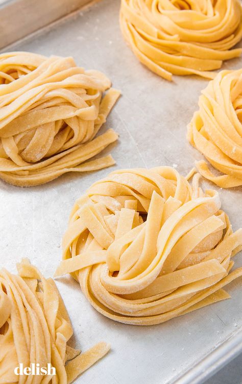 This gluten-free pasta will blow your mind. Get the recipe from Delish.com. #pasta #glutenfree #recipes #delish #dishes #homemade #dinner #best Homemade Gluten Free Pasta, Pasta From Scratch, Patisserie Sans Gluten, Pasta Casera, Homemade Gluten Free, Gluten Free Recipes For Dinner, Gluten Free Dinner, Gluten Free Pasta, Foods With Gluten