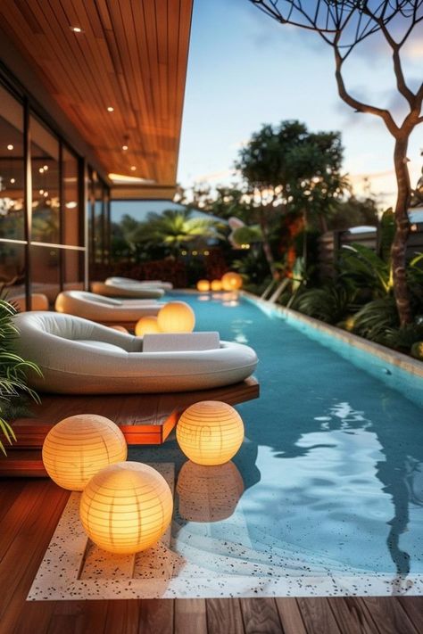 15 Stunning Above Ground Pool Ideas for Your Backyard 3 Yard Oasis Ideas, Back Yard Oasis, Retro Patio Furniture, Awesome Pools, Backyard Pool Parties, Dream Backyard Pool, Poolside Lounge, Lush Landscaping, Above Ground Pool Ideas