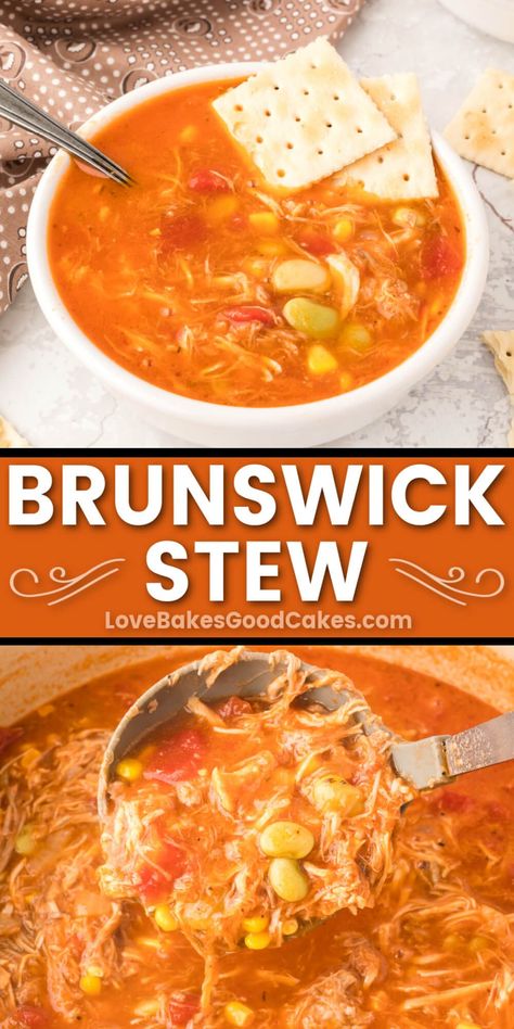 Brunswick Stew Recipe Easy, Rotini Casserole, Best Brunswick Stew Recipe, Baked Rotini, Brunswick Stew Recipe, Stew Recipes Crockpot, Easy Skillet Dinner, Best Easy Dinner Recipes, Soups Recipes