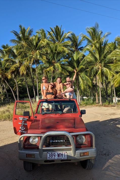 Girls in 4WD on Maggie Island, Australia <3 Travelling Australia Aesthetic, Travel Aesthetic Australia, Australia Gap Year, Life In Australia Aesthetic, Australia Vision Board, Magnetic Island Australia, Living In Australia Aesthetic, Australia Girl Aesthetic, Travel Australia Aesthetic