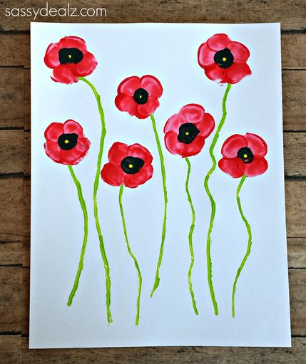 poppy crafty Poppy Craft For Kids, Remembrance Day Activities, Easy Painting Projects, Remembrance Day Art, Poppy Craft, Flower Crafts Kids, Fingerprint Crafts, Crafty Morning, Remembrance Day Poppy