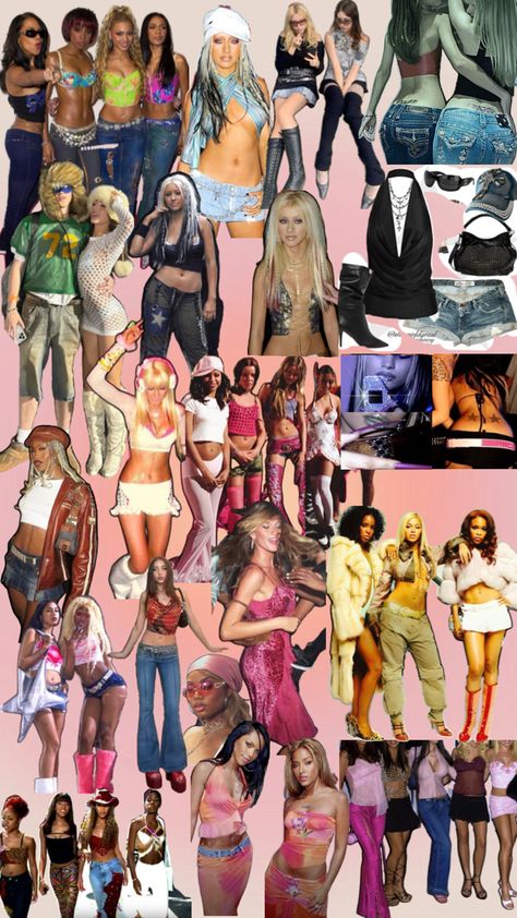 2000s Girl Aesthetic, 2000 Theme Party Outfits, 2000 Birthday Party Theme, 2000s Aesthetic Party, 2000s Party Aesthetic, Y2k Party Theme, Y2k Theme Party Outfit, 2000s Themed Party Outfit, 2000s Party Outfits