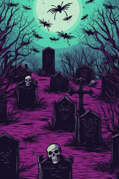 Spooky Wallpaper Iphone, Halloween Iphone Wallpaper, Spooky Halloween Pictures, Halloween Wallpaper Cute, Halloween Facts, Beetle Juice, Gothic Wallpaper, Horror Artwork, Witchy Wallpaper