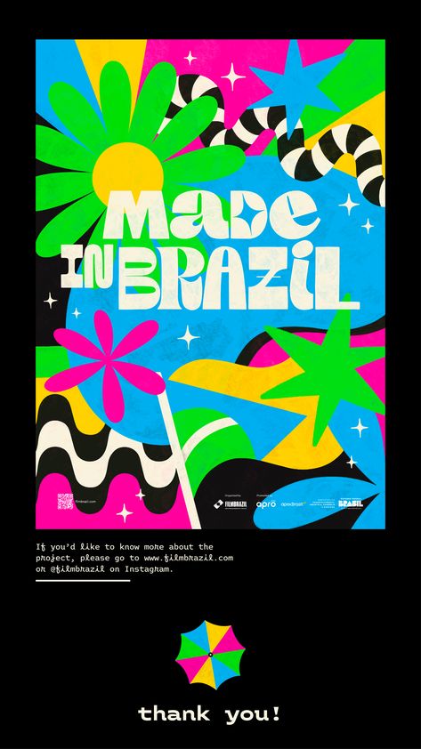 Made in Brazil on Behance Brazilian Graphic Design, Carnaval Design, Brazil Design, Brazil Poster, Hispanic Artists, Page Layout Design, Poster Illustration, Creative Freedom, Hispanic Heritage Month