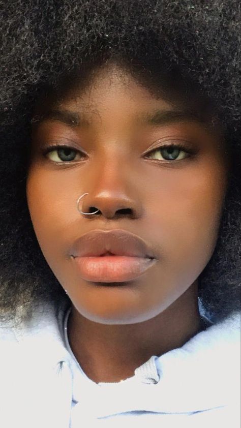 Small Nose Black Women, Button Nose Black Women, Button Nose Aesthetic, Nubian Nose, Skin Reference, Big Eyebrows, Upturned Nose, Hooked Nose, Visualization Board