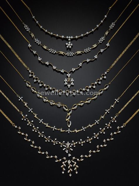 Diamond Necklace Set Simple, Necklace Set Simple, Simple Diamond Jewelry, Diamond Necklace Simple, Beautiful Diamond Necklace, Real Diamond Necklace, Antique Necklaces Design, Fancy Jewelry Necklace, Gold Jewelry Simple Necklace