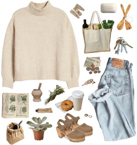 Homebody Aesthetic Outfits, Homebody Outfit, Boho Office Outfit, Homebody Aesthetic, Boho Office, Witchy Fashion, Outfit Collage, Office Outfit, Granola Girl