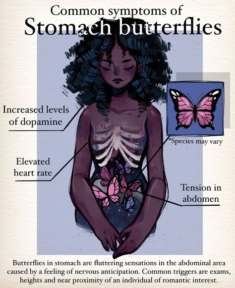 feef on Twitter: "A brief explanation of Stomach butterflies🦋… " Fictional Disease Art, Oc Inspiration, Fantasy Creatures Art, Mythical Creatures Art, Creature Concept Art, Sketchbook Art Inspiration, Art Inspiration Drawing, Inspiration Board, Creature Art