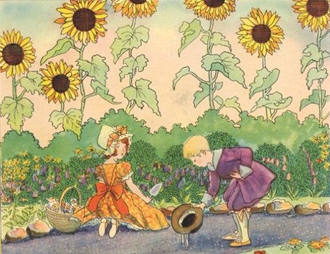 Mary, Mary, quite contrary...how does your garden grow? Ancient Wheel, Mary Mary Quite Contrary, Mary Quite Contrary, Mary Mary, Wheel Of The Year, Childrens Books Illustrations, Garden Fairy, Garden Pictures, Mother Goose