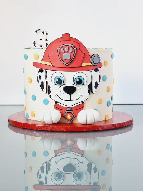 Marshall Cake Paw Patrol, Paw Patrol Marshall Cake, Paw Patrol Birthday Party Cake, Paw Patrol Birthday Cake, Marshall Paw Patrol, Paw Patrol Cake, Paw Patrol Birthday Party, Baby Cakes, Paw Patrol Birthday