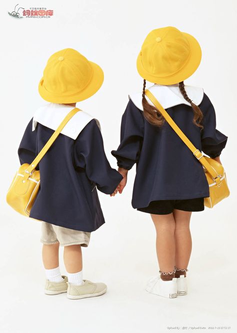 School Uniforms in Public Schools | , school uniforms are almost universal in public and private school ... Japanese Kindergarten, Kindergarten Outfit, Japanese Kids, Cut Out People, People Poses, Kids Wardrobe, Uniform Design, Figure Poses, Poses References