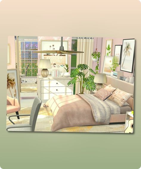 Sims 4 Bedroom CC: Bedroom     Palm Beach     CC By Flubs79 Sims 4 Preppy Cc Furniture, Sims 4 Author Cc, Sims 4 Cc Teenage Bedroom Patreon, Sims 4 Cc Teen Bedroom, Sims 4 Bedroom Cc, Young Adult Bedroom, Sims 4 Cc Furniture Living Rooms, Girls Bedroom Sets, Beachy Room Decor