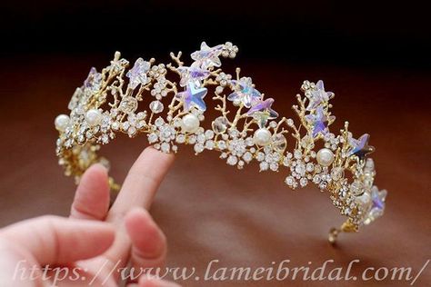 Crystal Rhinestone Bridal Headpiece wedding crown with Super Stars Prom Dress, Quartz Tiara, Rose Quartz Wedding, Bridesmaid Crown, Crystal Bridal Headpiece, Crystal Bridal Tiaras, Crown Gold, Pink Jewels, Rose Gold Quartz