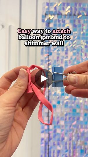 Shimmer Wall, Party House, Craft Night, Balloon Garland, Simple Tricks, House Party, Balloons, Audio, Wall