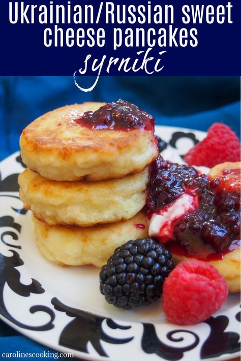 Sirniki Recipe, Family Brunch Recipes, Breakfast Pancakes Recipe, Sweet Cheese, Dessert Inspiration, Chicory Recipe, Easy To Make Breakfast, Pancake Crepes, Cheese Pancakes