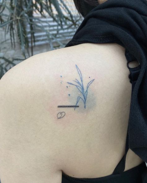 Blue Bell, Story Board, 문신 디자인, Rose Tea, Mini Tattoos, Blue Ink, Inspirational Tattoos, Jesus Fish Tattoo, Tatting