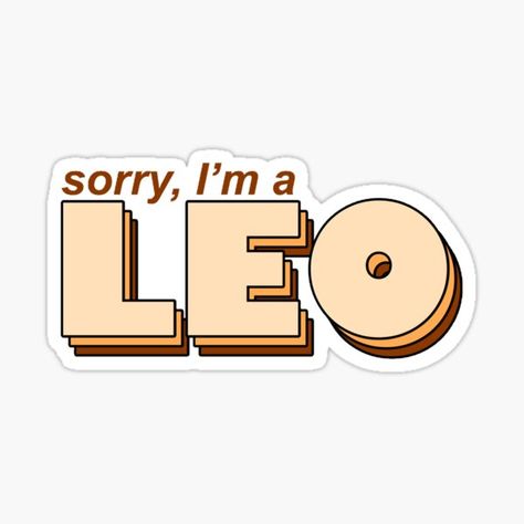 Leo Sticker, Zodiac Leo Art, Leo Star Sign, Graffiti Wallpaper Iphone, Cute Laptop Stickers, Bubble Stickers, Leo Sign, Graphic Poster Art, Instagram Ideas Photography