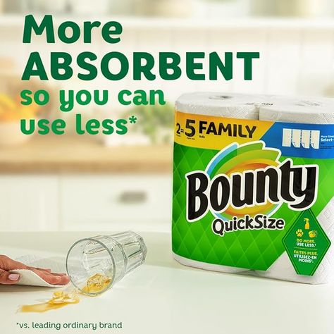 Meet your match with Bounty Quick-Size Paper Towels! Super absorbent, perfectly sized sheets for a cleaner, happier home. Click to shop now! #EffortlessCleaning #BountyQuickSize Bounty Paper Towels, Paper Towel Crafts, Bathroom Cleaning Supplies, Facial Tissues, Use Less, White Towels, Paper Towels, Quick Cleaning, Cleaning Routine