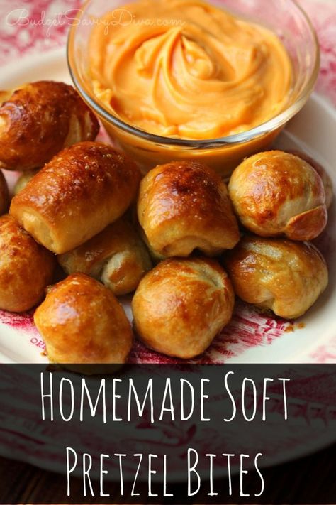 The BEST Pretzels in the WORLD! Done in under 30 minutes - You MUST make this recipe - SO simple to make - Homemade Soft Pretzel Bites Recipe #recipe #bites #cheese #pretzel #homemade Super Easy Recipe #budgetsavvydiva #cheesy via budgetsavvydiva.com Soft Pretzel Bites Recipe, Homemade Soft Pretzel Bites, Pretzel Bites Recipe, Recipes Budget, Budget Dinners, Budget Dinner, Soft Pretzel Bites, Pretzel Bites Recipes, Dinners Recipes