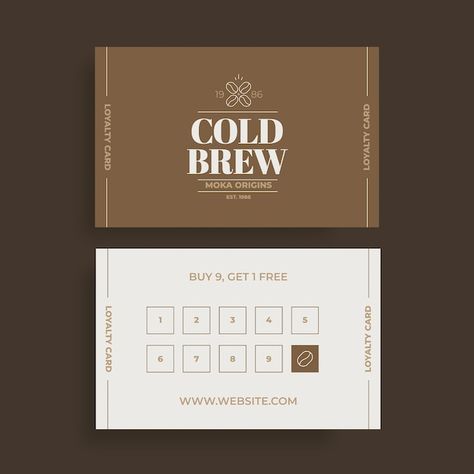 Coffee Shop Loyalty Card Design, Coffee Shop Loyalty Card, Coffee Card Design, Coffee Loyalty Card Design, Coffee Loyalty Card, Loyalty Card Coffee, Coffee Shop Business Card, Loyalty Card Design, Loyalty Card Template