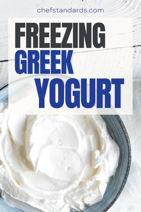 Read this article if you want to find out whether you can freeze Greek yogurt and what are the best ways to do that the right way. Freeze Greek Yogurt, Freezing Yogurt, Greek Yogurt Smoothie, Honey Mustard Recipes, Frozen Greek Yogurt, Grain Free Bread, Amazing Food Hacks, Mustard Recipe, Greek Yogurt Recipes