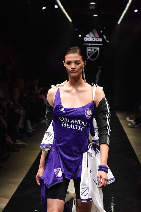 Adidas Kit, Orlando Health, 2022 Runway, Professional Soccer, Soccer Uniforms, Major League Soccer, Fashion District, Los Angeles Style, Winter 2022