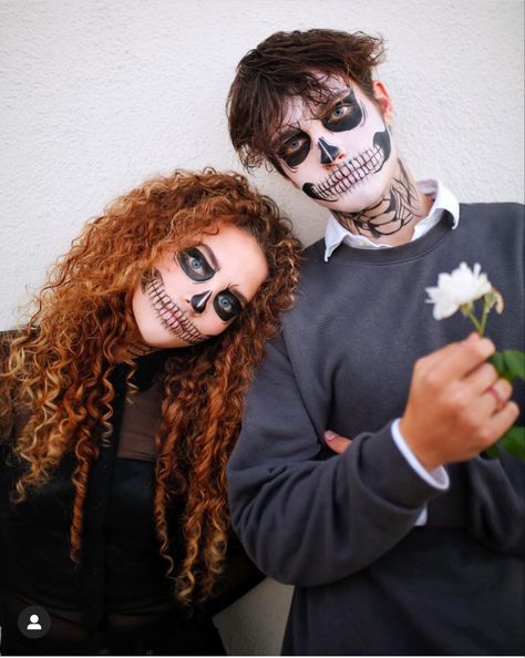 Easy Halloween Makeup Men, Halloween Makeup Men Beard, Men Halloween Makeup, Halloween Makeup Men, Halloween Makeup Videos, Sofi Dossi, Halloween Makeup Terror, Halloween Makeup Looks Easy, Skeleton Halloween Makeup