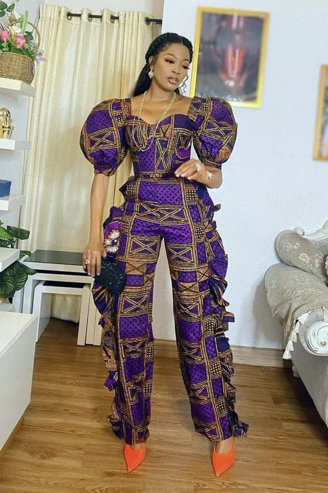 Hello Lovely ladies, welcome to another fashion Blog Post. Today we curated Latest, Gorgeous Ankara Jumpsuit Styles to show you. Ankara Jumpsuits For Women, African Jumpsuits For Women, Jumpsuit Ankara, Ankara Jumpsuit Styles, Ankara Pants, African Jumpsuit, Jumpsuit Styles, Bubu Gown, Ladies Design