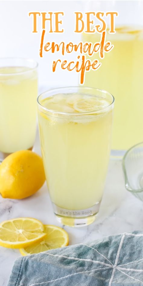 Lemon Aid Recipe, Lemonaid Recipe, Lemonade Recipe Homemade, Best Lemonade Recipe, Fresh Lemonade Recipe, The Best Lemonade, Homemade Lemonade Recipe, Good Lemonade Recipe, Lemon Aid