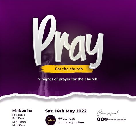 Texts on purple and white background Vigil Flyer Design, Church Flyer Design Graphics, Prayer Flyer Design, Church Flyer Design Background, Church Design Flyer, Church Program Flyer, Flyers Background, Church Poster Ideas, Worship Images