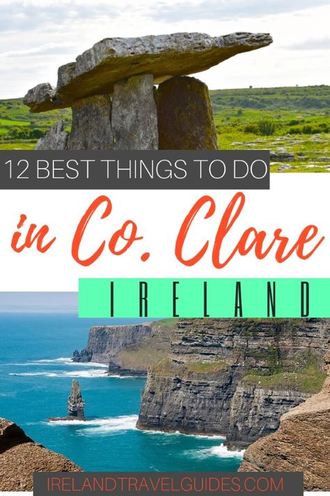 12 Best Things To Do in County Clare - Ireland Travel Guides Ireland Travel Tips, County Clare Ireland, Clare Ireland, Visitors Center, Ireland Travel Guide, Ireland Trip, County Clare, Ireland Vacation, Visit Ireland