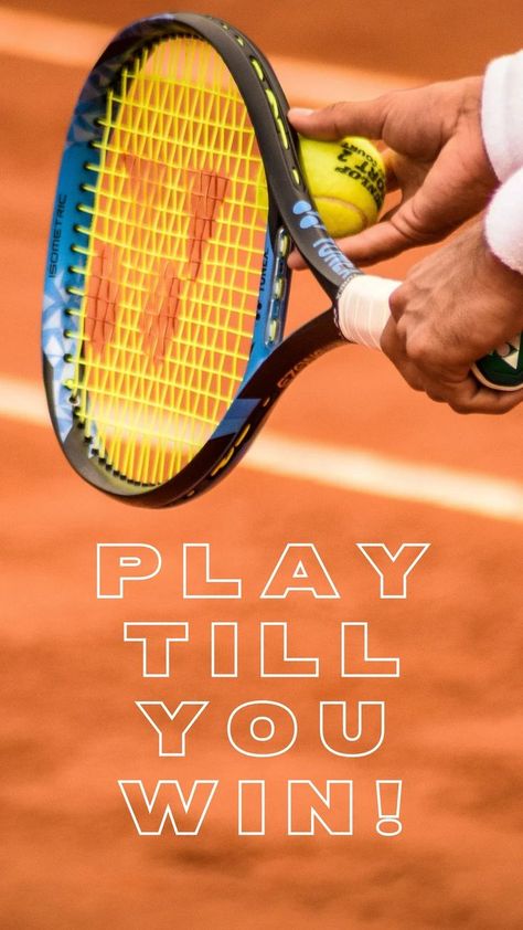 Play Tennis Sport Instagram Story Canva Template Winning Motivation, Tennis Wallpaper, Strength Conditioning By Body Part, Dynamic Warm Up, Strength And Conditioning Coach, Tennis Party, Tennis Trainer, Tennis Quotes, Tennis Life